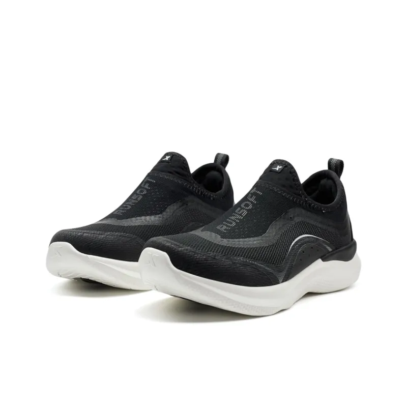 XTEP Soft Cube Breathable Low Top Casual Running Shoes Women's Black-2