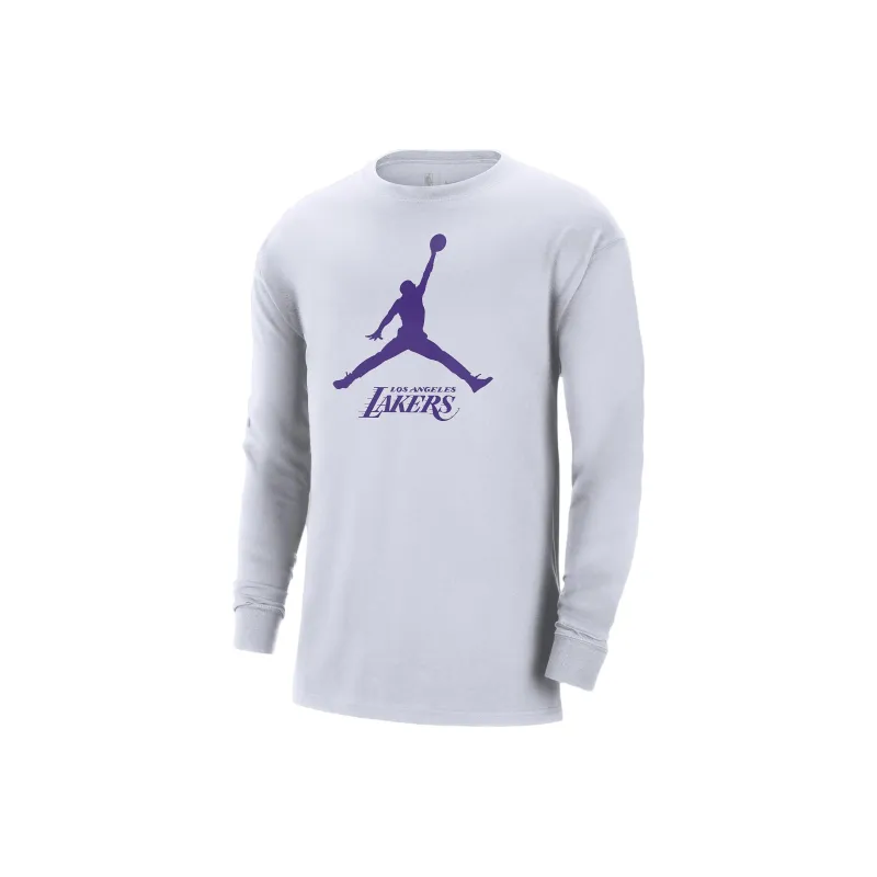 Jordan Los Angeles Lakers Essential Men's Jordan Nba Long Sleeve T Shirt-0