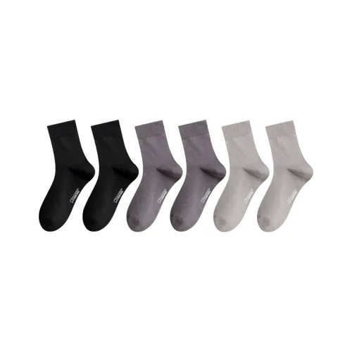 AOKANG Mid Calf Socks Men's 6 Pack