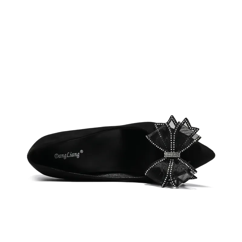 Be Good Slim Heel High Heels Women's Black-8