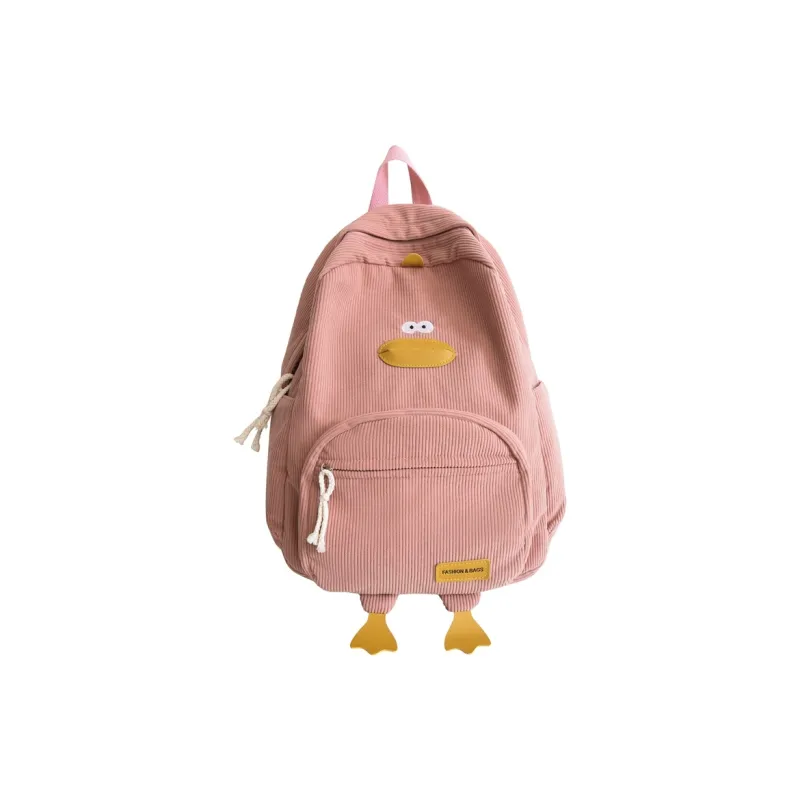 SUN EARTH &U Corduroy Backpack Unisex Multicolor-3