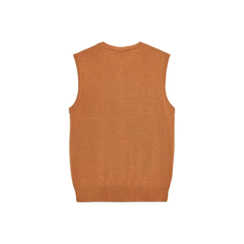 ZARA Tank Tops Women's Dark Camel-1