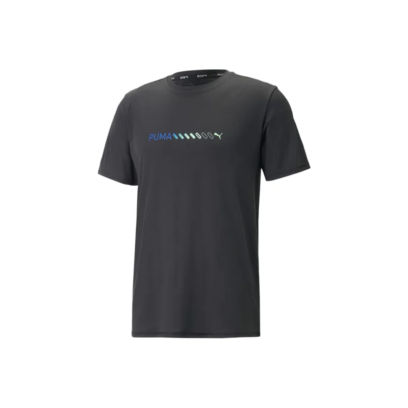 PUMA T-shirt Run Favourite Logo Homme T-Shirt Men's Black-0