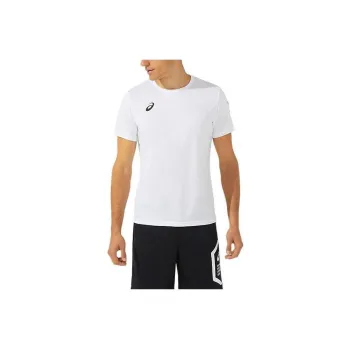 Asics TEAM HEXAGON SS TOP RECYC T-Shirts Men White