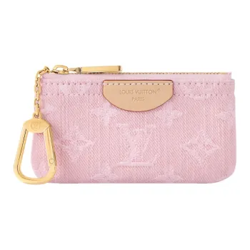 LOUIS VUITTON Key Pouch Organic Cotton Key Pouch Women's Pink