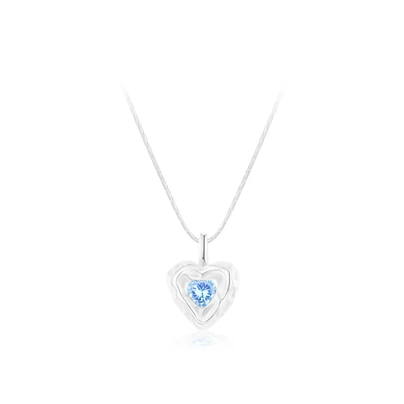 PRETTY DIARY Zircon Necklaces Women's-0