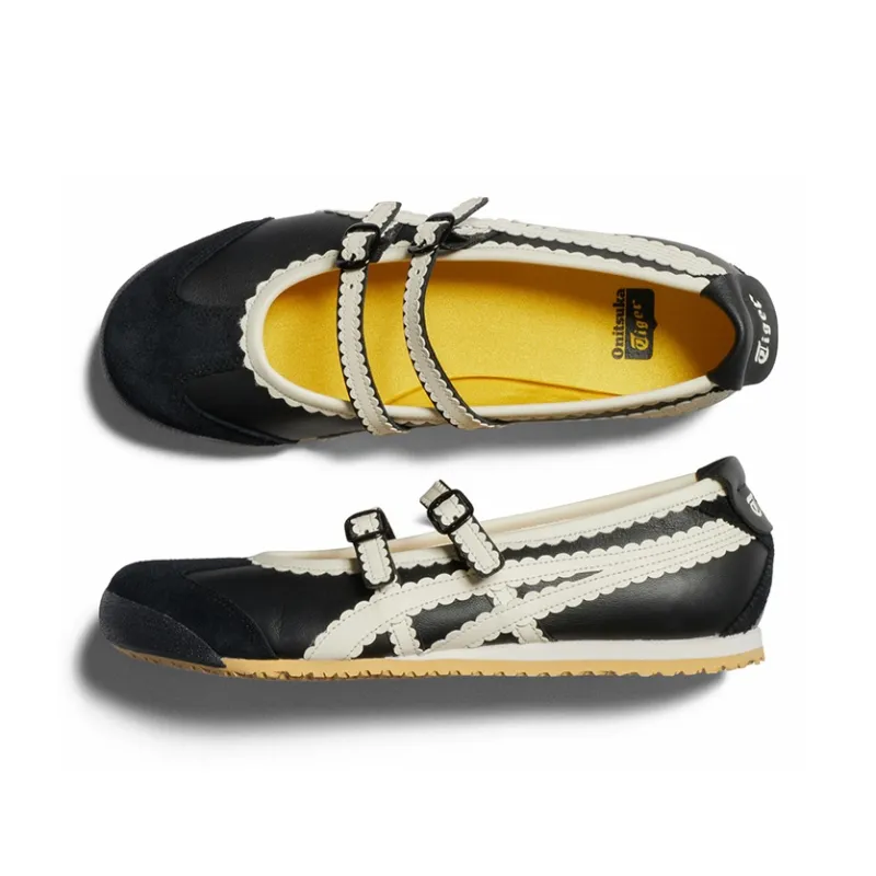 Asics Onitsuka Tiger Mexico 66 Tgrs Black Cream Women's-4
