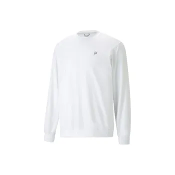 PUMA Haut De Golf Palm Tree Crew Homme T-Shirt Men's White