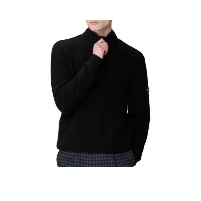 Lanvin Cashmere Sweater Men's Black-0