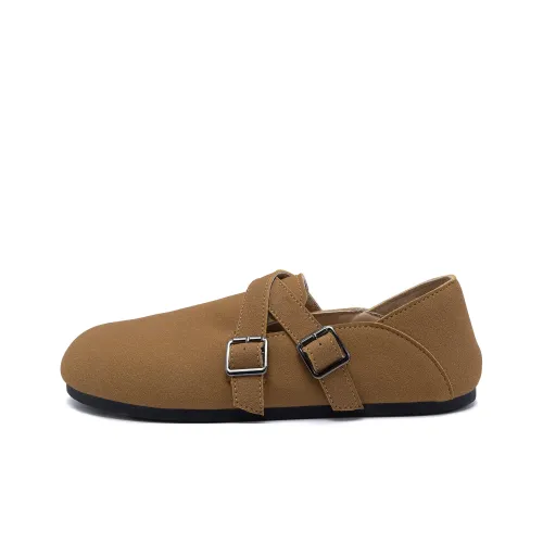 HUANQIU Women's Casual Shoes Women's Chestnut