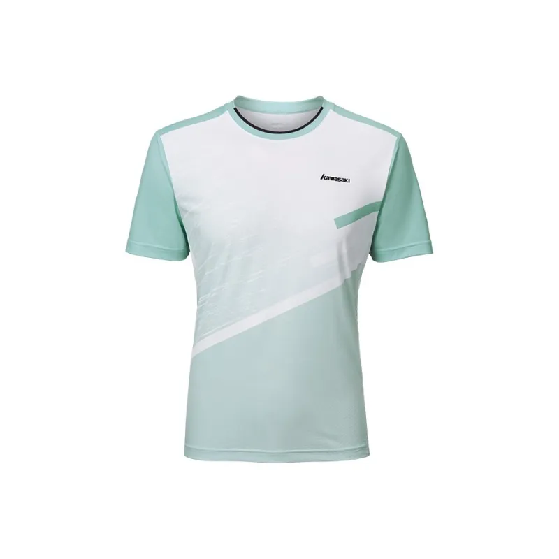 Kawasaki T Shirt Men's Gray Green/Blue-0