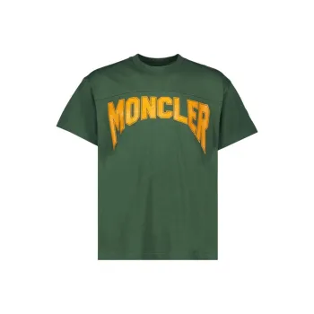 Moncler T Shirts Men Green