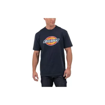 Dickies Short Sleeve Tricolor Logo Graphic T-Shirt Men's Navy