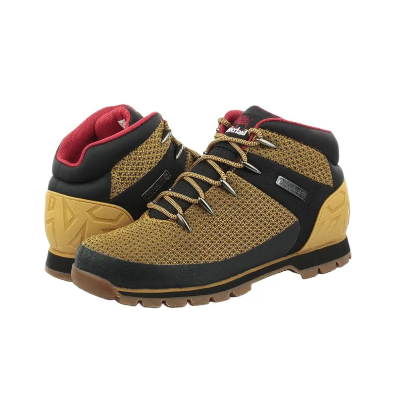 Timberland Euro Sprint Waterproof Cushioning Short Outdoor Boots Men's Light Brown-5
