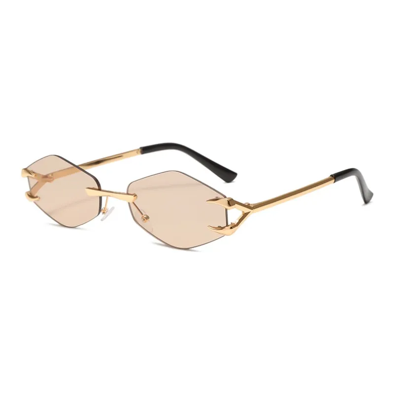 NOME Zinc Alloy Irregular Shape Sunglasses Unisex-1