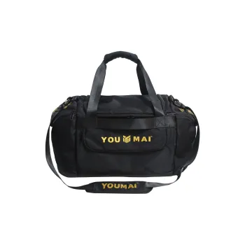 Deli Bear Nylon Travel Bag Unisex Black/Pink/Green/Yellow/Purple/Red/Khaki