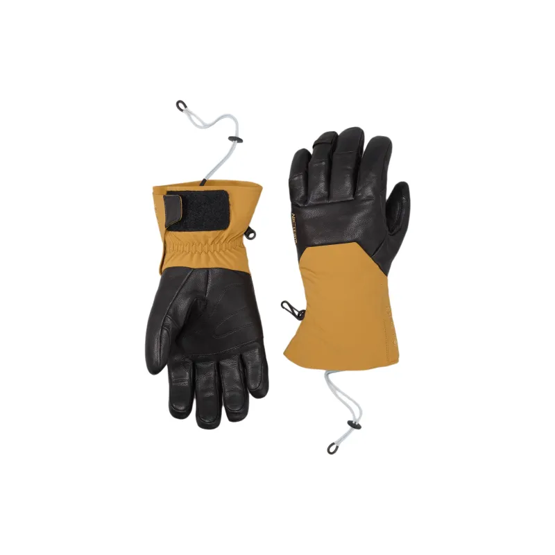 Arcteryx Goatskin Sports Gloves Unisex Yellow-2