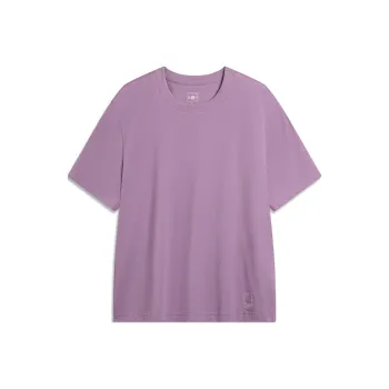 LiNing T Shirt Men's Purple Bamboo