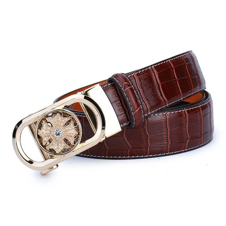 JONNY MOORE Cow Leather Belts Unisex 3.5CM-3