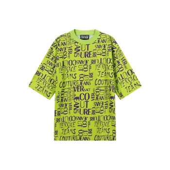 VERSACE JEANS COUTURE SS23 T Shirt Men's Bright Green