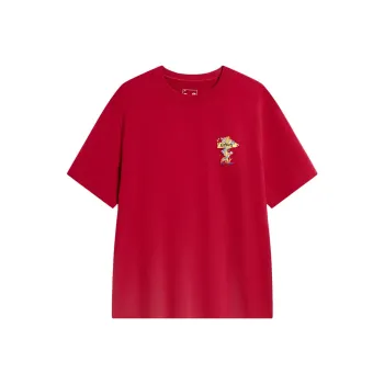 LiNing Rijin Doujin Collection T Shirt Men's Samba Red