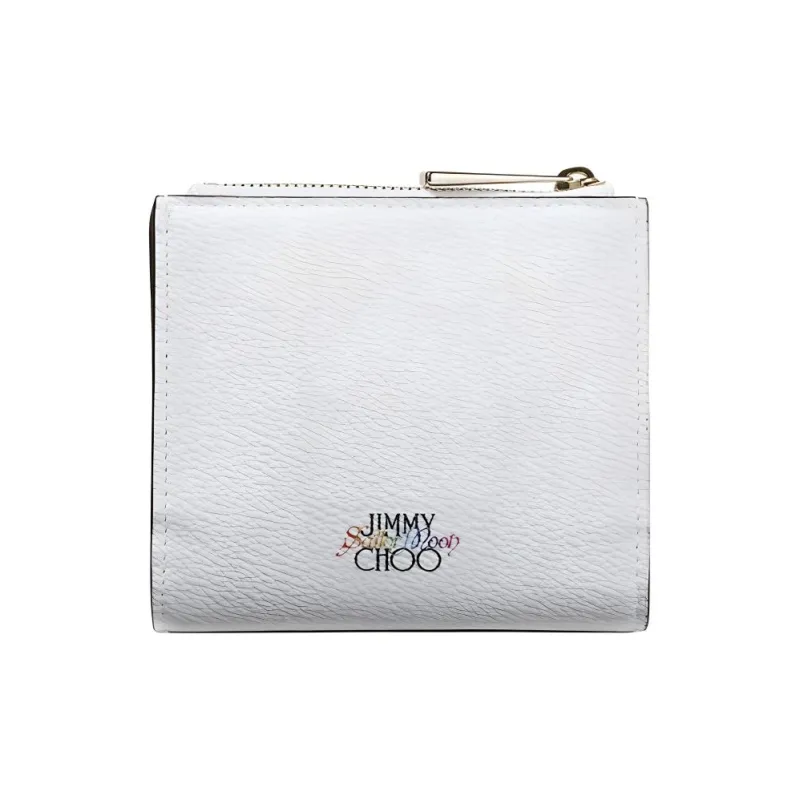 Jimmy Choo SAILOR MOON Collaboration Leather Wallet Women's White-2