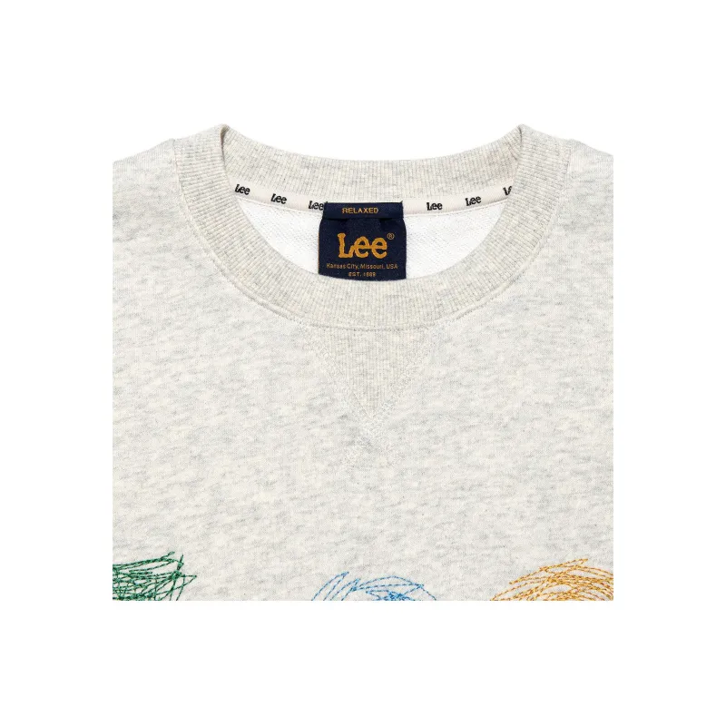 Lee Sweatshirts Unisex Oat-5