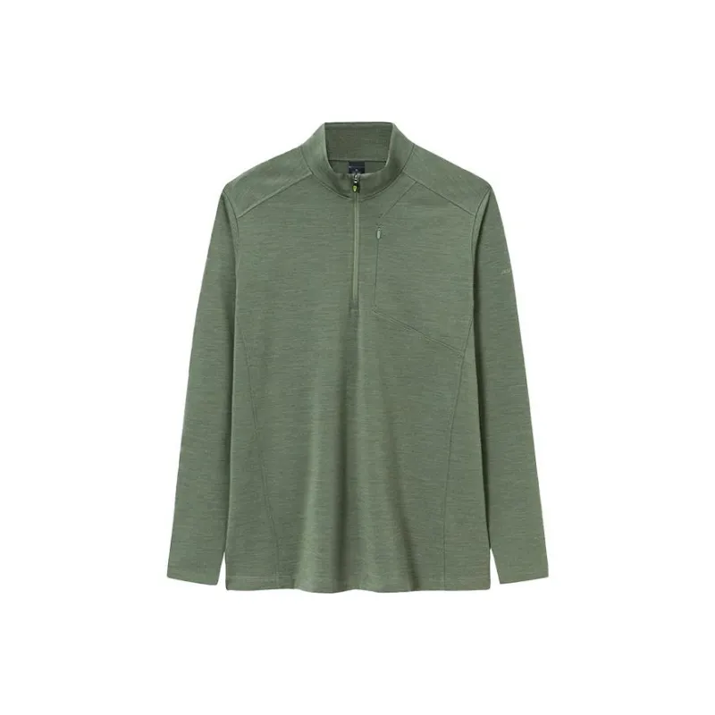 Anta Outdoor Collection T Shirt Men's Green Heather Gray-0