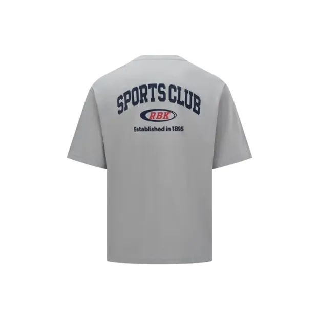 Reebok T Shirts Unisex Gray-0