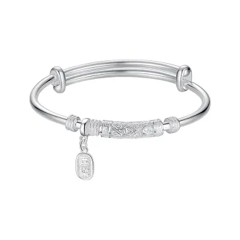 BMK S999 Fine Silver Bangles Women's