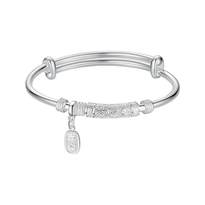 BMK S999 Fine Silver Bangles Women's-0