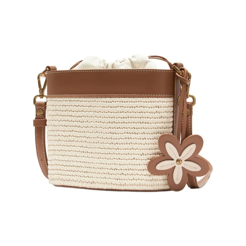Staccato Fabric Crossbody Bag, Shoulder Bag Trumpets Women's Barley Rice-1