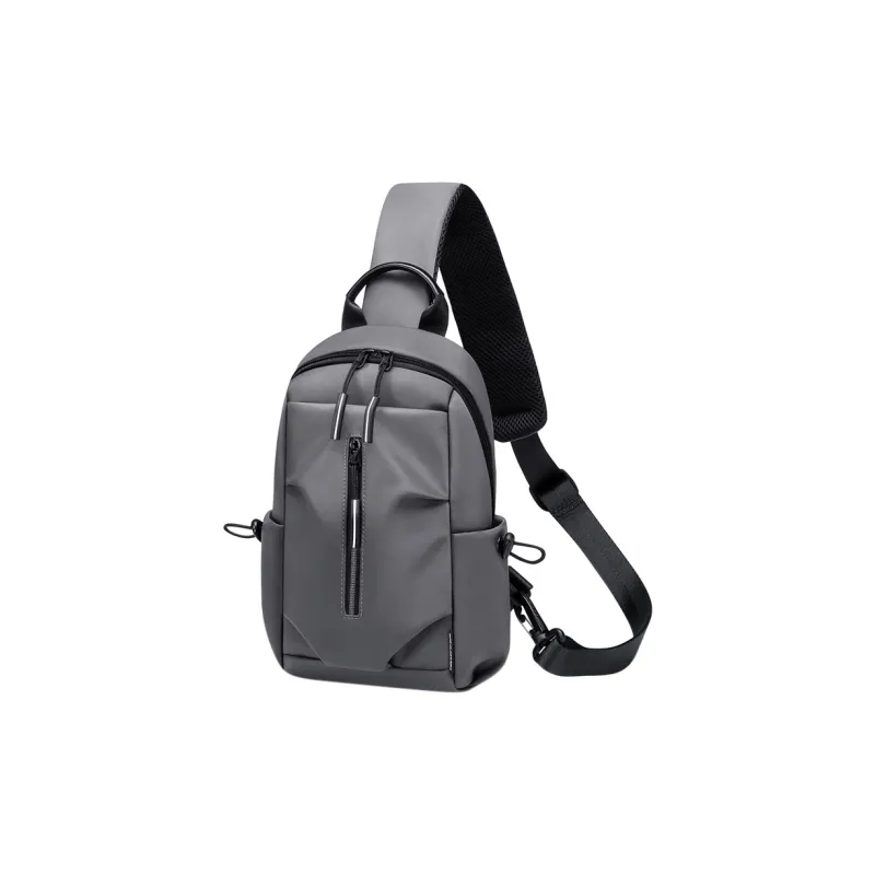 POLO Fabric Sling Bag Regular Men's Black/Gray-0