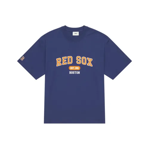 MLB College Style Series T Shirts Unisex Blue