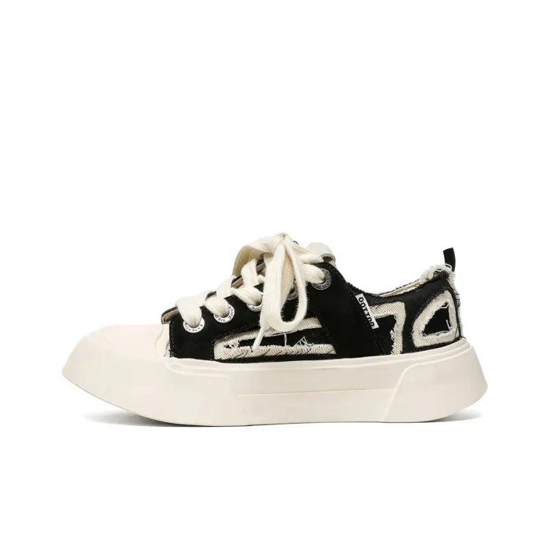 ΛOLUNKΛ Slip Resistant Breathable Height Increasing Low Top Skateboard Shoes Unisex-5