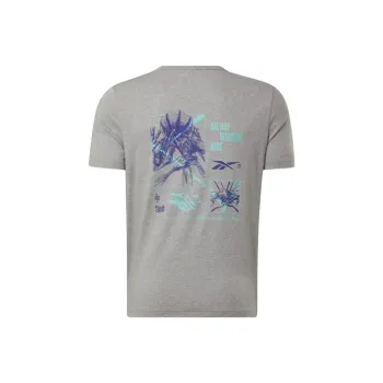 Reebok BB BASKETBALL CT SS TEE T-Shirt Men's Gray