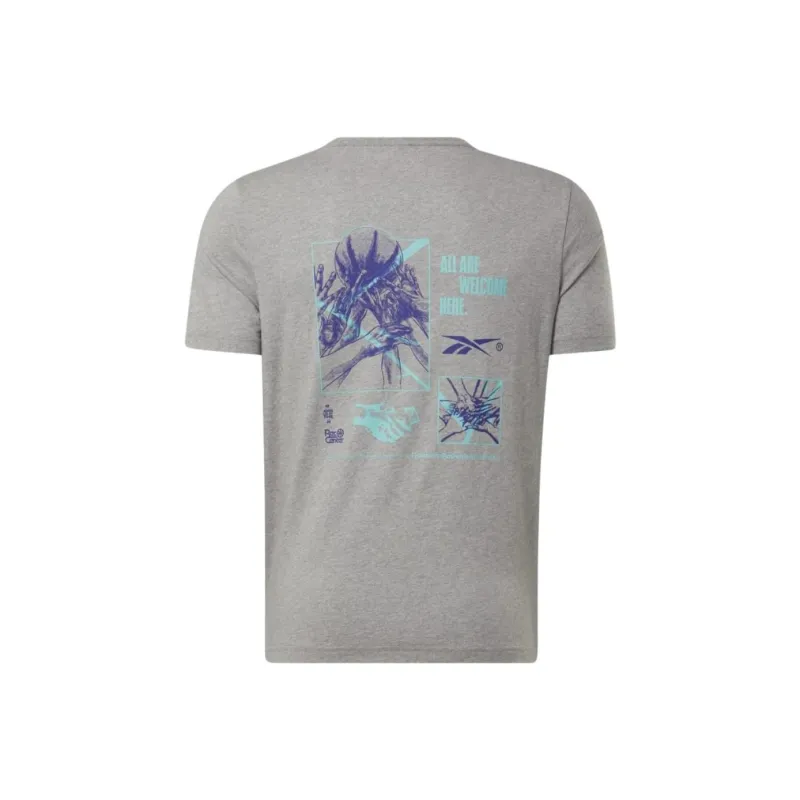 Reebok BB BASKETBALL CT SS TEE T-Shirt Men's Gray-0