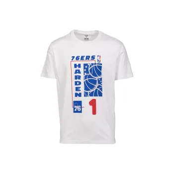 NBA 76ers T Shirts Men White