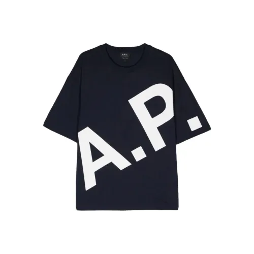 A.P.C T Shirt Men's Marine Blue