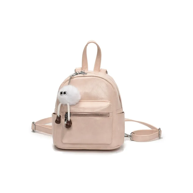 LUVISTRUE PU Small Backpack Regular Women's White/Light Gray/Black/Blue/Pink-24