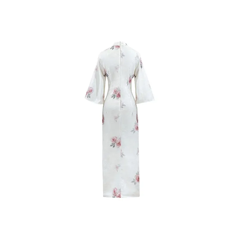 COVT Long Sleeved Dresses Women's Apricot Blossom-1