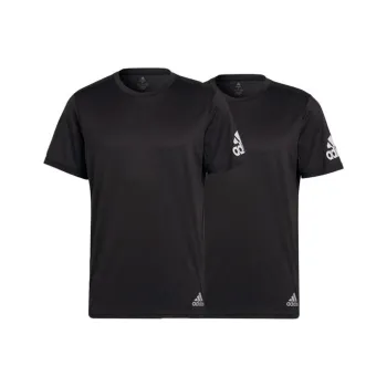 Adidas T Shirt Men's 2 Pack Black