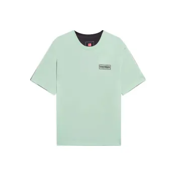 LiNing Drop Shoulder Sleeve T Shirt Men's Young Leaf Green Surface Gray