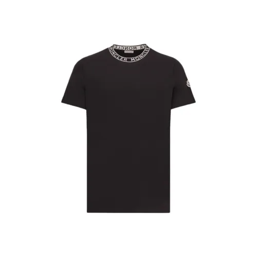 몽클레르 로고 티셔츠 블랙 - 24SS