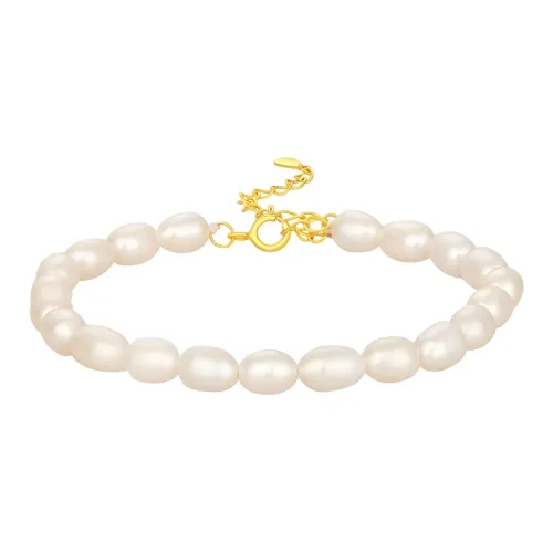 Lao Feng Xiang Pearl Bracelets Women's