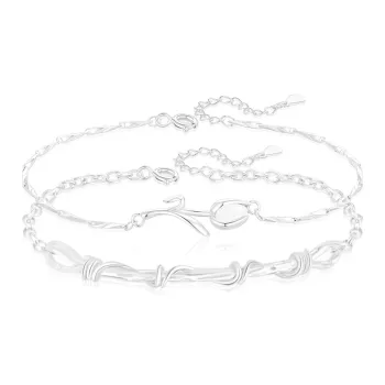 PRETTY DIARY Alloy Bracelets Unisex