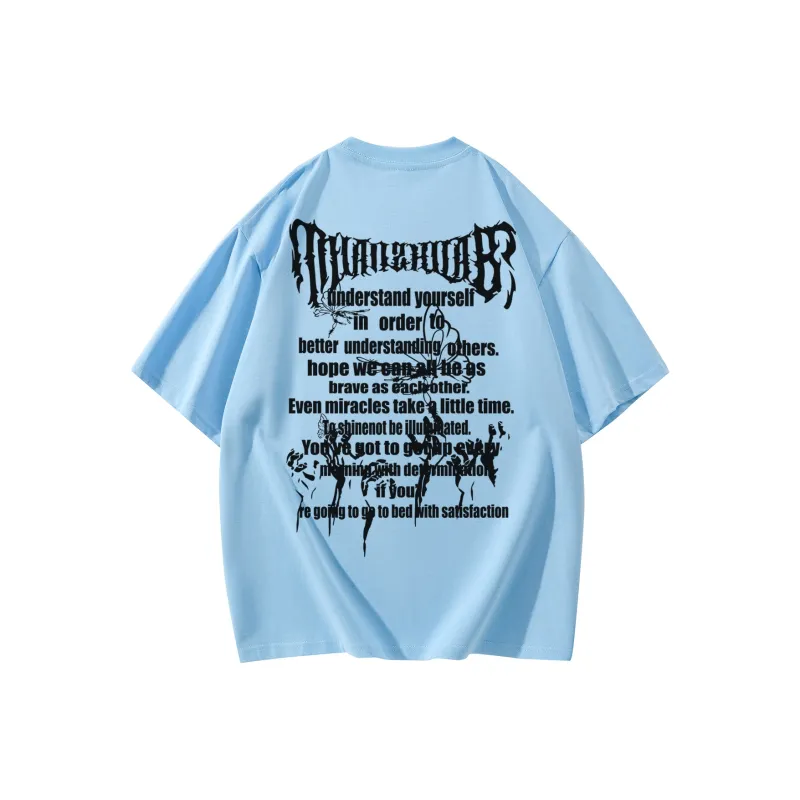 Cotton Short Sleeved T Shirts Unisex-13