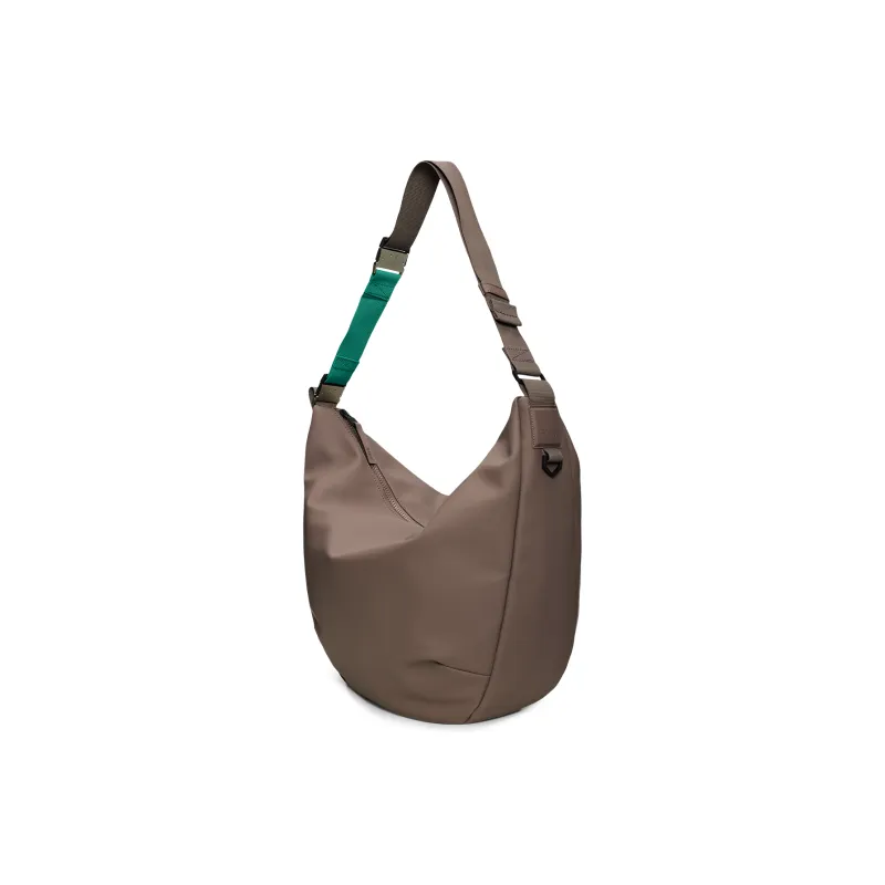 Rains Polyester Crossbody Bag, Shoulder Bag Regular Unisex Black/Cameo Brown-5