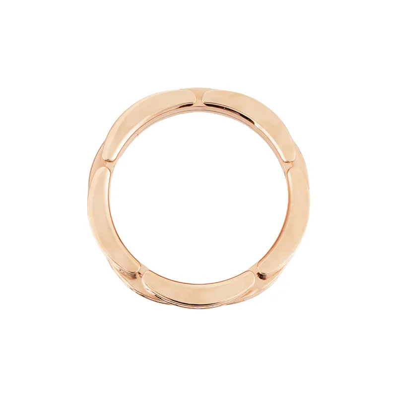 CARTIER Maillon Panthere Collection 18K Rose Gold Rings Unisex-2