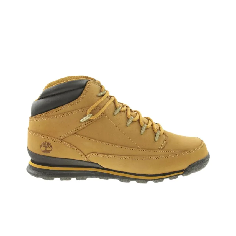 Timberland Euro Rock Anti Slip Wear Resistant Mid Top Hiking Shoes Men's Brown-1